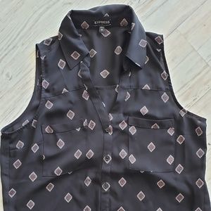 🖤 Express Sleeveless Button Down Size S 🖤